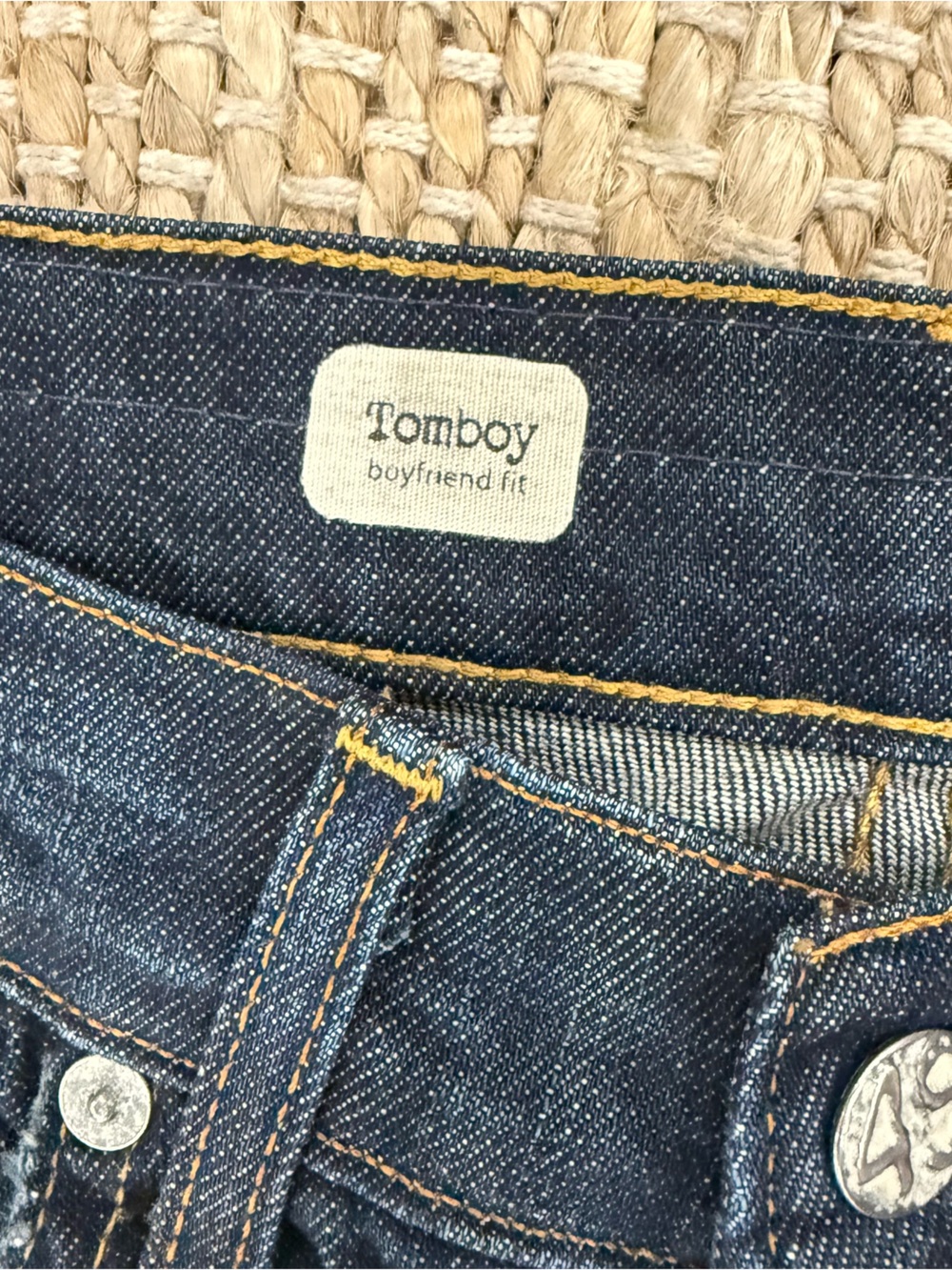 AG Adriano Goldschmied Jeans 28 R Dark Indigo Denim Stretch Straight Leg Y2K - Picture 3 of 12